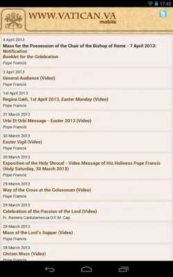 vatican.va android App screenshot 3